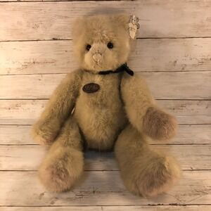 Vintage Gund Tinker Teddy Bear 2176 Collectors Classic Tan Plush 15 Inch 1985